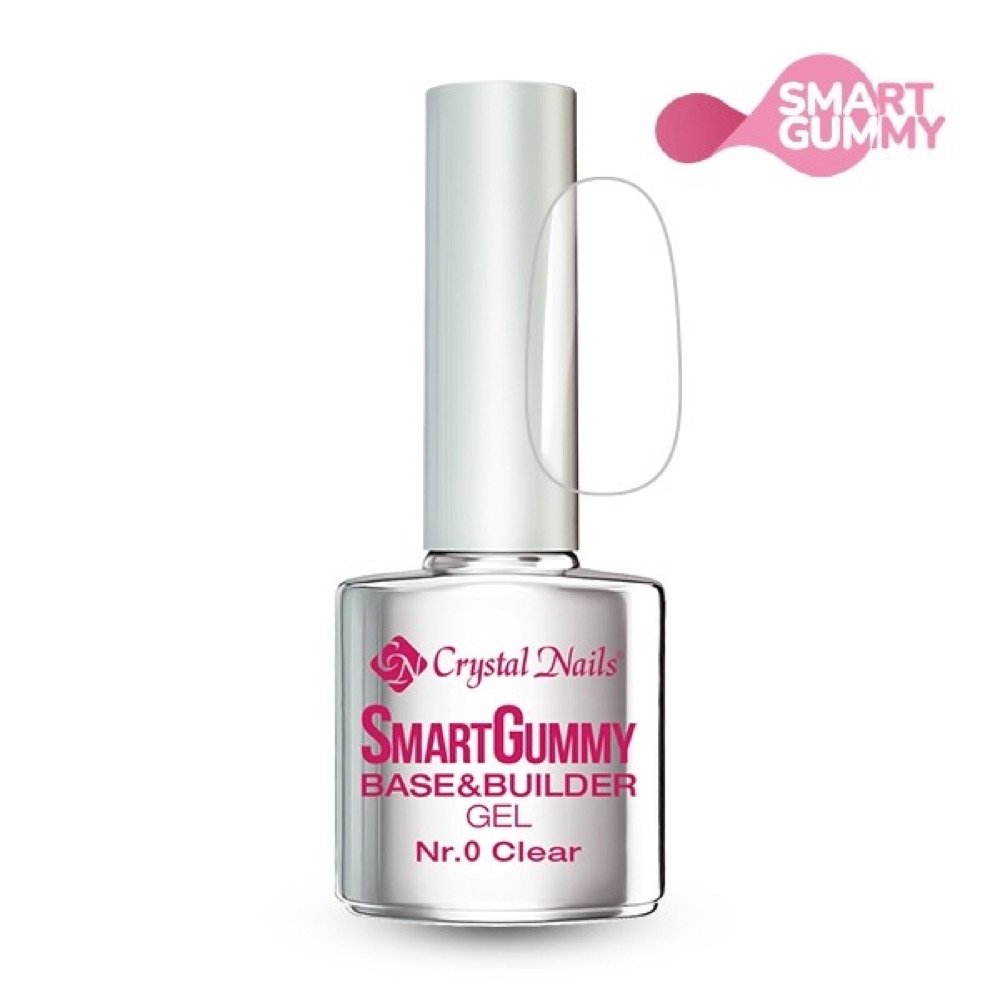 Crystal Nails SmartGummy Rubber Base Gel NR.0 Clear